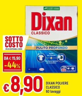 Offerta per Dixan - Polvere Classico a 8,9€ in Famila