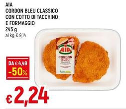 Offerta per Aia - Cordon Bleu Classico Con Cotto Di Tacchino E Formaggio a 2,24€ in Famila Superstore