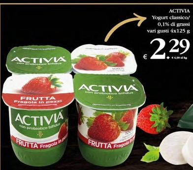 Offerta per Activia - Yogurt Classico/0,1% Di Grassi a 2,29€ in Decò