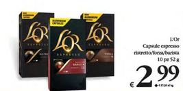Offerta per L'or - Capsule Espresso Ristretto/forza/barista a 2,99€ in Decò