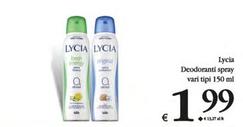 Offerta per Lycia - Deodoranti Spray a 1,99€ in Decò