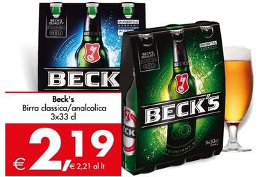Offerta per Becks - Birra Classica a 2,19€ in Decò