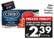 Offerta per Cirio - Polpa Finissima a 2,39€ in Decò