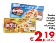 Offerta per Beretta - Pancetta A Cubetti Dolce/Affumicata a 2,19€ in Decò