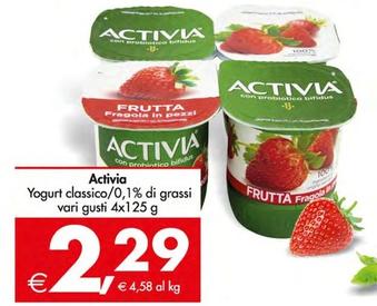 Offerta per Activia - Yogurt Classico/0,1% Di Grassi a 2,29€ in Decò