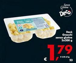 Offerta per Decò - Gnocchi Senza Glutine a 1,79€ in Decò