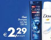 Offerta per Clear - Shampoo a 2,29€ in Decò