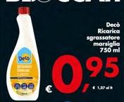 Offerta per Decò - Ricarica Sgrassatore Marsiglia a 0,95€ in Decò