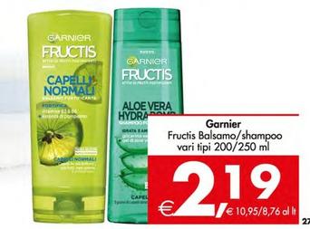 Offerta per Garnier - Ructis Balsamo/Shampoo a 2,19€ in Decò
