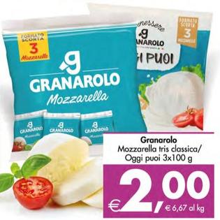 Offerta per Granarolo - Mozzarella Tris Classica a 2€ in Decò