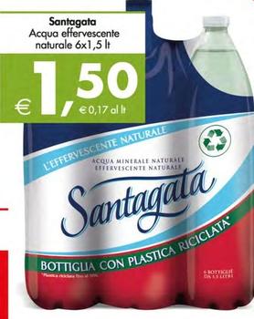 Offerta per Santagata - Acqua Effervescente Naturale a 1,5€ in Decò