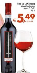 Offerta per Terre De La Custodia - Vino Montefalco Rosso D.O.C. a 5,49€ in Decò