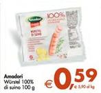 Offerta per Amadori - Würstel 100% Di Suino a 0,59€ in Decò