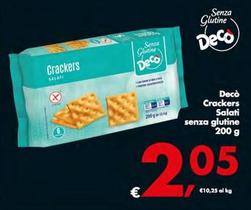 Offerta per Decò - Crackers Salati Senza Glutine a 2,05€ in Decò