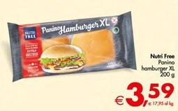 Offerta per Nutri Free - Panino Hamburger XL a 3,59€ in Decò