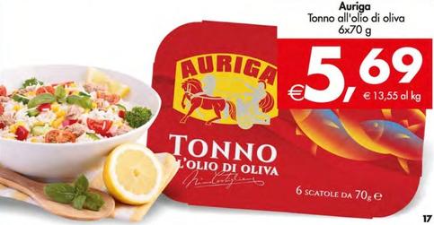 Offerta per Auriga - Tonno All'Olio Di Oliva a 5,69€ in Decò