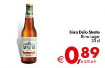 Offerta per Birra Dello Stretto - Birra Lager a 0,89€ in Decò