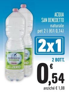 Offerta per San Benedetto - Acqua a 0,54€ in Conad Superstore