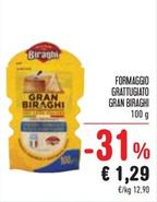 Offerta per Gran Biraghi - Formaggio Grattugiato a 1,29€ in Conad Superstore