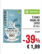 Offerta per Cupper Tee - Tè Bianco Original Bio a 1,99€ in Conad Superstore