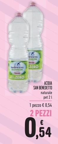 Offerta per San Benedetto - Acqua a 0,54€ in Spazio Conad