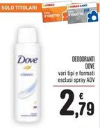 Offerta per Dove - Deodoranti a 2,79€ in Spazio Conad