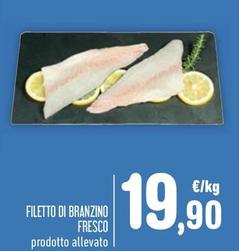 Offerta per Filetto Di Branzino Fresco a 19,9€ in Spazio Conad