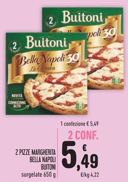 Offerta per Buitoni - 2 Pizze Margherita Bella Napoli a 5,49€ in Spazio Conad