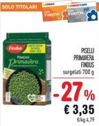 Offerta per Findus - Piselli Primavera a 3,35€ in Spazio Conad