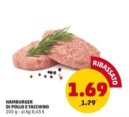 Offerta per Hamburger Di Pollo E Tacchino a 1,69€ in PENNY
