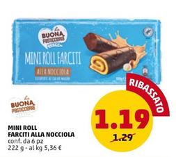 Offerta per La Buona Pasticceria - Mini Roll Farciti Alla Nocciola a 1,19€ in PENNY