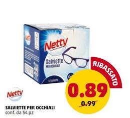 Offerta per Netty - Salviette Per Occhiali a 0,89€ in PENNY