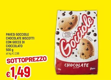 Offerta per Pavesi - Gocciole Chocolate Biscotti Con Gocce Di Cioccolato a 1,49€ in A&O
