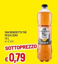 Offerta per San Benedetto - Thè Pesca Zero a 0,79€ in A&O