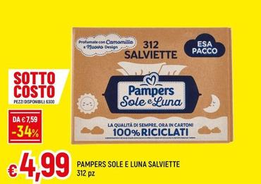 Offerta per Pampers - Sole E Luna Salviette a 4,99€ in A&O