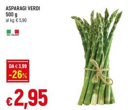Offerta per Asparagi Verdi a 2,95€ in A&O