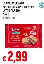 Offerta per Loacker - Gelato Biscotto Napolitaner/Latte Alpino a 2,99€ in A&O