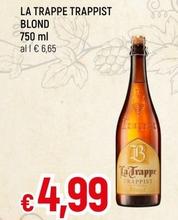 Offerta per La Trappe - Trappist Blond a 4,99€ in A&O