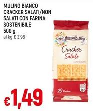 Offerta per Mulino Bianco - Cracker Salati/Non Salati Con Farina Sostenibile a 1,49€ in A&O