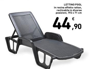Offerta per Lettino Pool a 44,9€ in Spazio Conad
