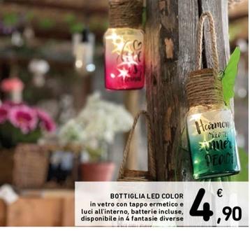 Offerta per Bottiglia Led Color a 4,9€ in Spazio Conad
