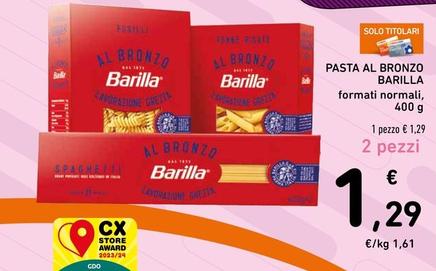 Offerta per Barilla - Pasta Al Bronzo a 1,29€ in Spazio Conad