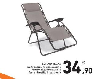 Offerta per Sdraio Relax a 34,9€ in Spazio Conad