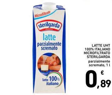 Offerta per Sterilgarda - Latte UHT 100% Italiano Microfiltrato a 0,89€ in Spazio Conad