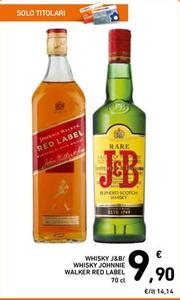 Offerta per J&b - Whisky Johnnie Walker Red Label a 9,9€ in Spazio Conad