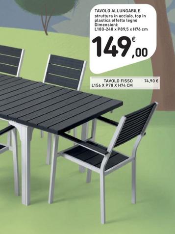 Offerta per Tavoli da giardino a 149€ in Spazio Conad