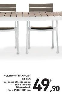 Offerta per Keter - Poltrona Harmony a 49,9€ in Spazio Conad