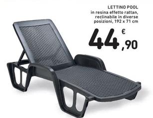Offerta per Lettino Pool a 44,9€ in Spazio Conad