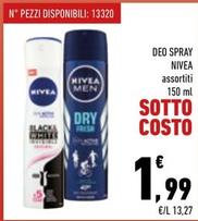 Offerta per Nivea - Deo Spray a 1,99€ in Conad City