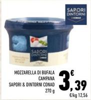 Offerta per Conad - Mozzarella Di Bufala Campana Sapori & Dintorni a 3,39€ in Conad City